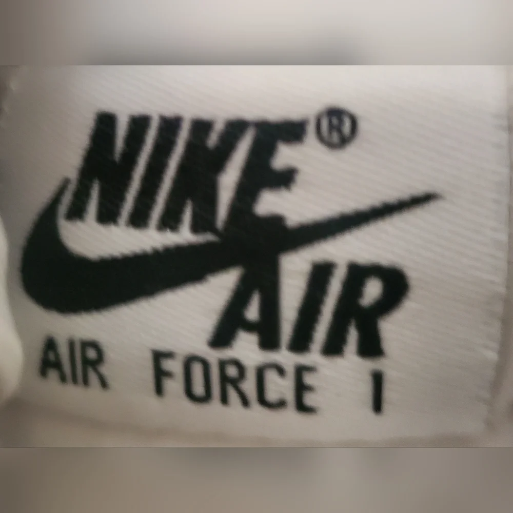 Nike - Boys - Size 4.5Y - Air Force 1 - Low - Athletic Shoes - White/Black - Picture 7 of 9